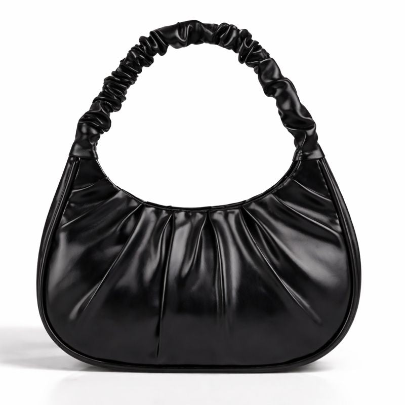 Premium Ruched Hobo Bag