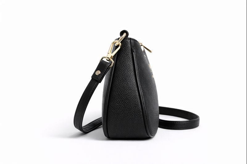Pebbled Leather Crossbody Bag